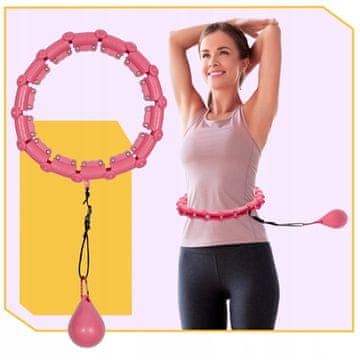 shumee HULA HOP z utežmi z utežmi hujšanje HULA HOP