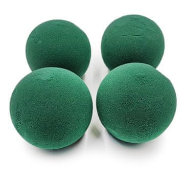 shumee Cvetlična pena - kroglica 90 mm - 4 kosi - mokra