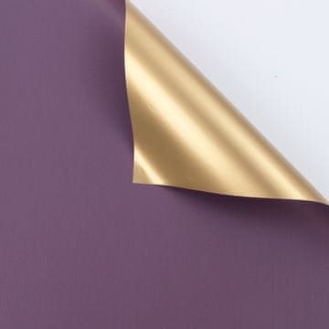 shumee Cvetlična folija "Gloss" - vijolična - listi 58x58 cm - 20 kosov