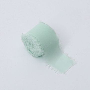 shumee Cvetlični trak - Šifon - Meta - Rola 4 cm x 4,5 m