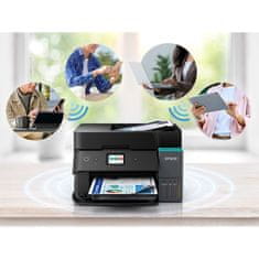 Epson EcoTank L6390 MFP večnamenski brizgalni tiskalnik, črn (C11CL40405)