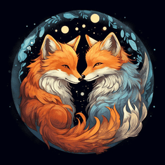 shumee Pladenj za kocke Fox Souls 22x22cm