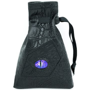 shumee Usnjena torbica Demon Eye za kocke in kovance 11x16 cm