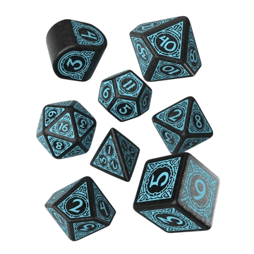 shumee 20. obletnica delavnice Q: Komplet kock Viking, komplet kock za RPG z 8 kockami