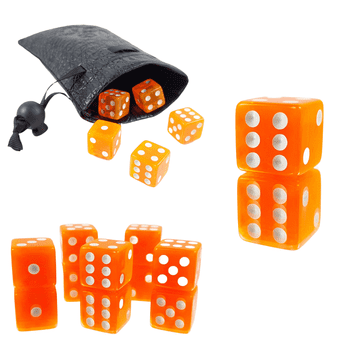 shumee RPG kocke Fajerbol Šesterokotne kocke D6 1,6 cm