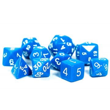 shumee RPG kocke modre barve, komplet 10 kock D24 D30