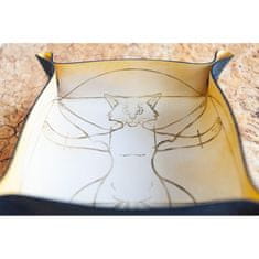 shumee Pladenj za kocke Vitruvian Cat 22x22 cm