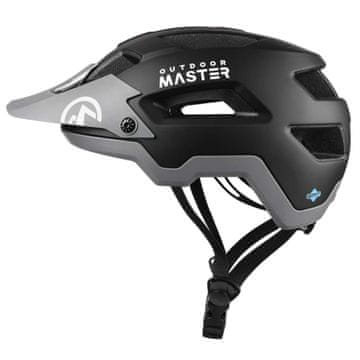 Outdoor master MTB Kolesarska čelada RHINO Rider ERT, Black
