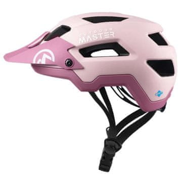 Outdoor master MTB Kolesarska čelada RHINO Rider ERT, Misty Sakura