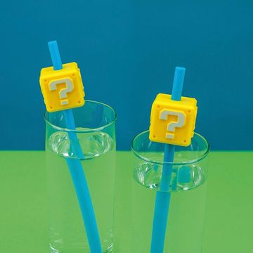 Paladone SUPER MARIO QUESTION BLOCK STRAWS