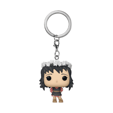 FUNKO POCKET POP KEYCHAIN Demon Slayer Makomo with flower headdress obesek