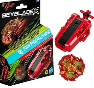 shumee Beyblade X - Deluxe komplet za izstrelitev - izstrelitev in vrh - F9324
