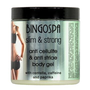 shumee Gel za telo za hujšanje s centelo, kofeinom in papriko BINGOSPA slim & strong