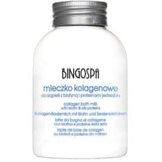 shumee BINGOSPA kolageno mleko za kopel z biotinom in svilenimi beljakovinami