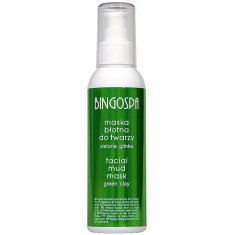 shumee BINGOSPA maska za obraz z zeleno glino in blatom