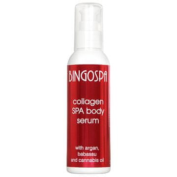 shumee BINGOSPA Collagen SPA serum za telo z oljem konoplje, argana in babassuja