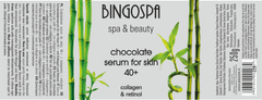 shumee ČVRSTO TELO Čokoladni serum za kožo 40+ s kolagenom in retinolom BINGOSPA spa & beauty