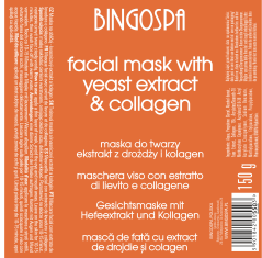 shumee BINGOSPA kvasna maska za obraz s kolagenom za mastno kožo