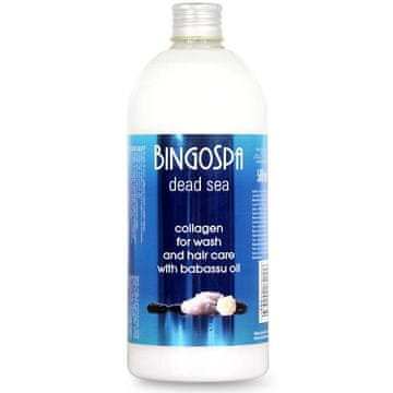 shumee Kolagen za umivanje in nego las 500 ml z oljem babassuja BINGOSPA