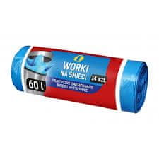 shumee LEWIATAN VREČE ZA SMETI 60L SUPER MOČNE 14 KOSOV