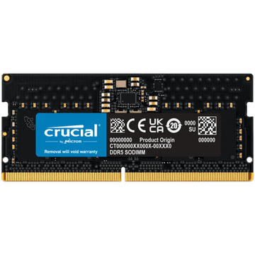 Crucial 8GB DDR5-5600 SODIMM CL46 (16Gbit) pomnilnik