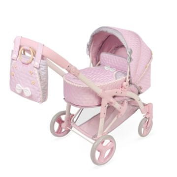 DeCuevas 81675 Zložljiv voziček za lutke 3-v-1 s torbo za prenašanje Sophie 2025 - 75 cm