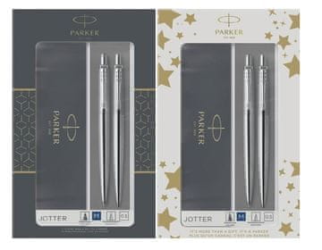 Parker Set sonnet core kemični + tehnični svinčnik srebrn