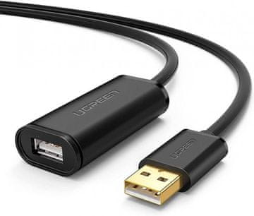 Ugreen podaljšek USB 2.0 Active z ojačevalcem signala 20m - box