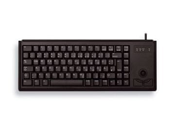 Cherry Tipkovnica G84-4420, trackball, črna, USB, US