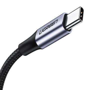 USB A 2.0 na USB 3.0 tip C kabel 1.5m (črn) - polybag