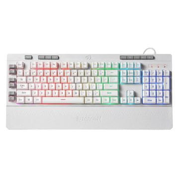 Redragon SHIVA K512 RGB WHITE tipkovnica bele barve