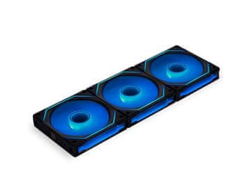 Ventilator za ohišje Lian Li UNI FAN SL-INFINITY 120 ARGB PWM 120mm, 3 Pack + kontroler, črn