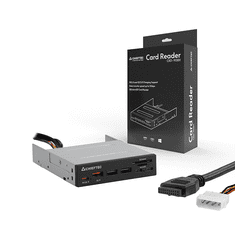 Chieftec all-in-one čitalec kartic 4x USB 3.2 Gen1 TypeA/C QC3.0 3,5" panel
