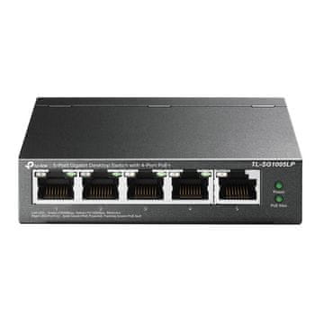 TP-Link TL-SG1005LP 5-Port Gigabit 4-Port PoE/PoE+ mrežno stikalo-switch