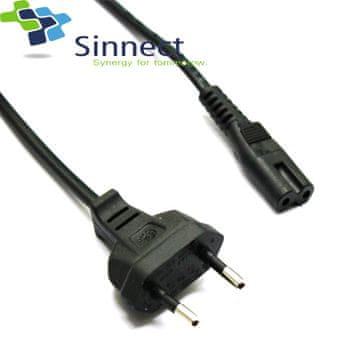Sinnect KABEL Napajalni 220V Euro-2 pin 1,50mSinnect (17.103)