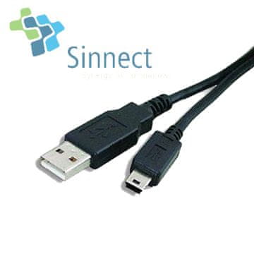 KABEL USB 2.0 A/M->mini5P 1,8m (11.122)