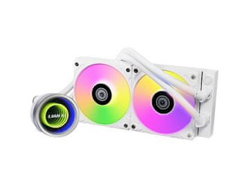 Komplet za tekočinsko hlajenje AIO Liquid Cooler Lian Li GALAHAD II Trinity 240, ARGB, bel