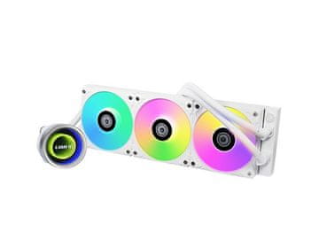 Lian Li Komplet za tekočinsko hlajenje AIO Liquid Cooler Lian Li GALAHAD II Trinity 360, ARGB, bel