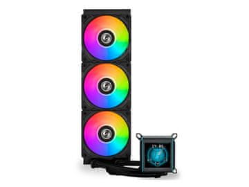 Lian Li Komplet za tekočinsko hlajenje AIO Liquid Cooler Lian Li GALAHAD II LCD 360, ARGB, črn