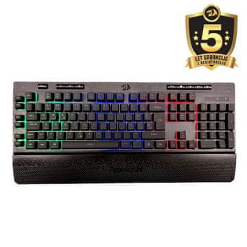 Redragon SHIVA K512 RGB TIPKOVNICA S ŠUMNIKI, ČRNA