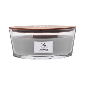 Woodwick Lavender & Cedar dišeča svečka unisex