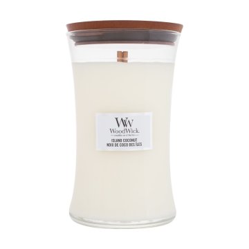 Woodwick Island Coconut dišeča svečka unisex