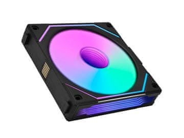 Ventilator za ohišje Lian Li UNI FAN SL-INF 120 Reverse Blade, ARGB, PWM, 120mm, črn