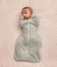 LOVE TO DREAM Swaddle UP Zavinovačka - velikost S - olivna/čebele - 1. FAZA - 2,5 TOG