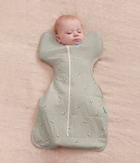 LOVE TO DREAM Swaddle UP Zavinovačka - velikost S - olivna/čebele - 1. FAZA - 2,5 TOG