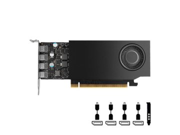 PNY Grafična kartica NVIDIA RTX A1000, 8GB GDDR6, PCIe 4.0 x8, 4x mDP-DP, Low Profile