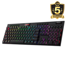Redragon HORUS PRO K618RGB-PRO WIRED & 2.4G & BT RED SWITCH TIPKOVNICA