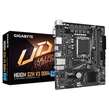 Gigabyte H610M S2H V3 DDR4, DDR4, SATA3, HDMI, USB3.2Gen1, LGA1700 mATX