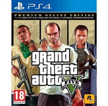 Rockstar Games Grand Theft Auto V - Premium Online Edition (PS4)