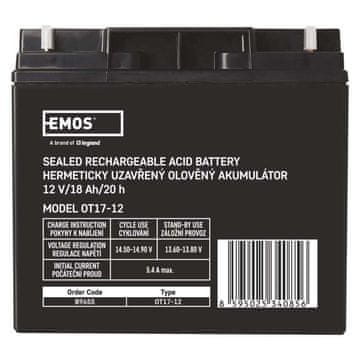 Emos Svinčeni akumulator SLA 12V 18AH